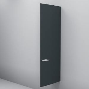 Купить Шкаф-пенал AM.PM Tender R, подвесной, графит матовый в Москве с доставкой Шкаф-пенал AM.PM Tender R, подвесной, графит матовый