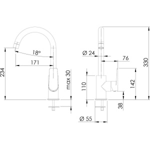 Смеситель для кухни Remer Dream D72