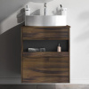 Тумба с раковиной AM.PM Func 60 дуб крафт, со столешницей, раковина M8FWCC20561WG