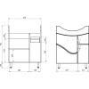 Мебель для ванной ASB-Mebel Альфа 65