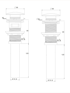 Купить Донный клапан для раковины Хром WeltWasser PP GL-CR (10000010240) в Москве с доставкой Донный клапан для раковины Хром WeltWasser PP GL-CR (10000010240)