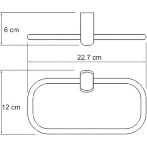 Полотенцедержатель Wasserkraft Berkel K-6860