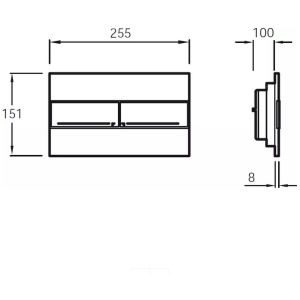 Комплект унитаз с инсталляцией, кнопкой и сиденьем Jacob Delafon Struktura E21747RU-00