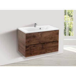Купить Мебель для ванной Vincea Mia 80 темный дуб в Москве с доставкой Мебель для ванной Vincea Mia 80 темный дуб