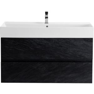 Тумба с раковиной Cezares Molveno 46 80 nero, с раковиной Cezares CZR-MIL-80-LVB