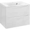 Тумба с раковиной Vincea Mia 65 белая глянцевая