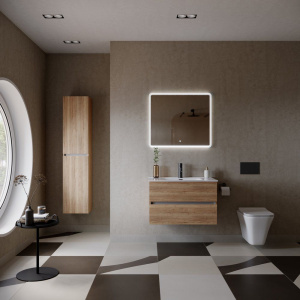 Мебель для ванной Sancos Urban 80 см дуб галифакс натуральный