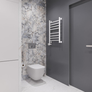 Купить Полотенцесушитель электрический EWRIKA Деметра LP 80х50, белый L в Москве с доставкой Полотенцесушитель электрический EWRIKA Деметра LP 80х50, белый L