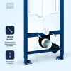 Система инсталляции для унитазов Grohe Rapid SL 38772001, 3 в 1 с кнопкой смыва