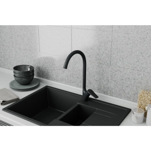 Смеситель для кухни Rush Nevis NE1735-22Black