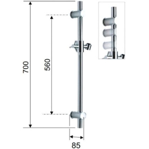 Душевая штанга Remer 317G