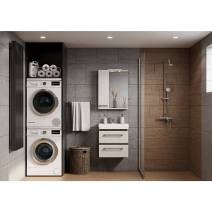 Купить Тумба с раковиной AQUATON Ронда Pro 55 мини дуб соммерсет в Москве с доставкой Тумба с раковиной AQUATON Ронда Pro 55 мини дуб соммерсет