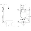 Смывной бачок скрытого монтажа Geberit Sigma 8 109.791.00.1 для унитазов