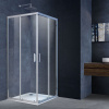 Душевой уголок Vincea Alpha VSS-3AL800CL 80x80, профиль хром, стекло прозрачное