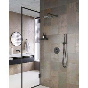 Душевой комплект Timo Saona SX-2369/03SM С ВНУТРЕННЕЙ ЧАСТЬЮ, черный