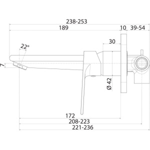 Смеситель для раковины IDDIS Edifice EDISB00i65 С ВНУТРЕННЕЙ ЧАСТЬЮ