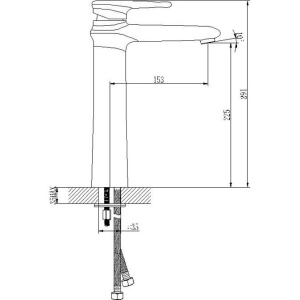 Смеситель для раковины Lemark Status LM4409C