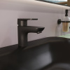 Смеситель для раковины Kludi Pure&Style 400283975 черный матовый