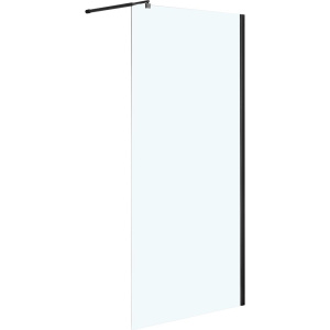 Душевая перегородка Niagara Nova NG-683-70 BLACK 70x195 профиль черный, стекло прозрачное