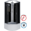 Душевая кабина Niagara Classic NG-2507-14BKT, 80х80 см, без крыши, с тропическим  душем