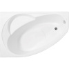 Акриловая ванна Vagnerplast Flora L 150x100 см, угловая, с каркасом, ультрабелая, асимметричная