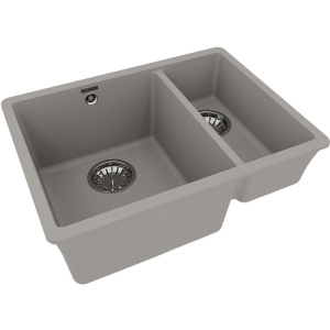 Купить Мойка кухонная Lemark Sinara 550.2-U 9910081 грей в Москве с доставкой Мойка кухонная Lemark Sinara 550.2-U 9910081 грей
