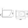 Унитаз подвесной SantiLine SL-5002MB