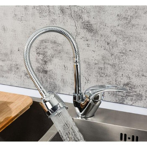 Смеситель для кухни Frap H02 F4302-B с гибким изливом