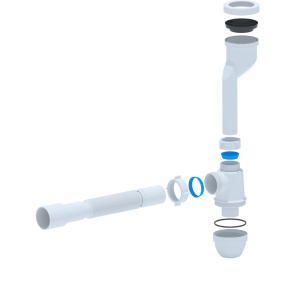 Купить Сифон для писсуара АНИ пласт U0115 в Москве с доставкой Сифон для писсуара АНИ пласт U0115