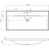 Мебельная раковина AQUATON Айрис 100