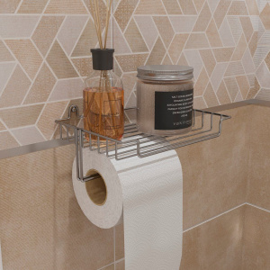 Комплект Унитаз-компакт Santek Лига 1WH302141 косой выпуск + Держатель DIWO Смоленск П16544 хром + Ершик ПК14801 хром