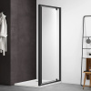 Душевая дверь в нишу Акватек AQ ARI PI 09020BL 90 см, черная матовая