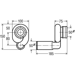 Купить Вакуумный сифон для писсуара Viega 492465 в Москве с доставкой Вакуумный сифон для писсуара Viega 492465
