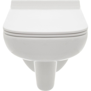 Унитаз подвесной AQUAme AQM2007 безободковый, с микролифтом