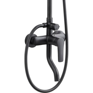 Душевая стойка BOND Circle B04-9188 черная