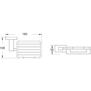 Купить Мыльница BELZ B902 B90202-1 хром в Москве с доставкой Мыльница BELZ B902 B90202-1 хром