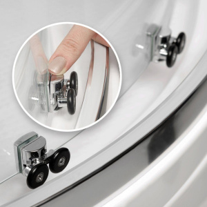 Комплект Душевой уголок Wasserkraft Lippe + Стойка