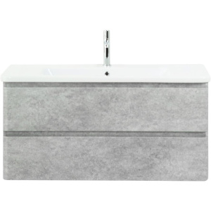 Купить Тумба с раковиной BelBagno Albano-Cer 105 подвесная, rovere vintage bianco в Москве с доставкой Тумба с раковиной BelBagno Albano-Cer 105 подвесная, rovere vintage bianco