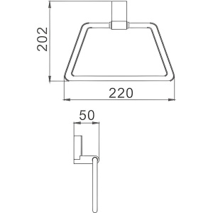 Полотенцедержатель Haiba HB88 04