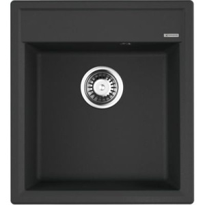 Купить Комплект Мойка кухонная Omoikiri Daisen 46-BL черная + Смеситель Nagano PVD-GM вороненая сталь в Москве с доставкой Комплект Мойка кухонная Omoikiri Daisen 46-BL черная + Смеситель Nagano PVD-GM вороненая сталь