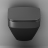 Унитаз подвесной AM.PM Inspire V2.0 FlashClean C50A1700MBSC безободковый, черный матовый