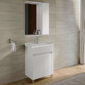 Купить Тумба с раковиной SanStar Квадро 60 в Москве с доставкой Тумба с раковиной SanStar Квадро 60