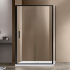 Душевой уголок Vincea Garda VSR-1G9015CLB 150x90 см, профиль черный, стекло прозрачное