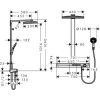 Душевая стойка Hansgrohe Rainmaker Select 460 3jet showerpipe