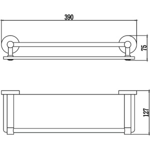 Купить Полка Savol 87 S-408791 40 см в Москве с доставкой Полка Savol 87 S-408791 40 см