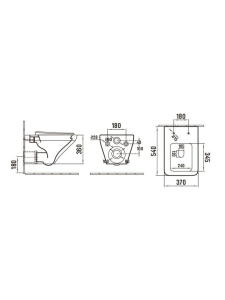 Унитаз подвесной WeltWasser HOFBACH 041 GL-WT (10000011134)