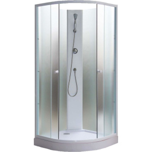 Купить Душевая кабина Parly Effect TMF911 85х85, с низким поддоном, без крыши, профиль белый, стекло матовое в Москве с доставкой Душевая кабина Parly Effect TMF911 85х85, с низким поддоном, без крыши, профиль белый, стекло матовое